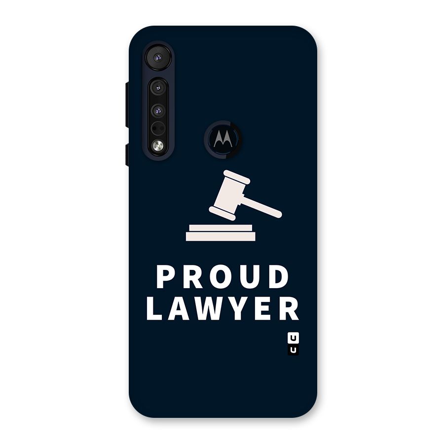 Proud Lawyer Back Case for Motorola One Macro
