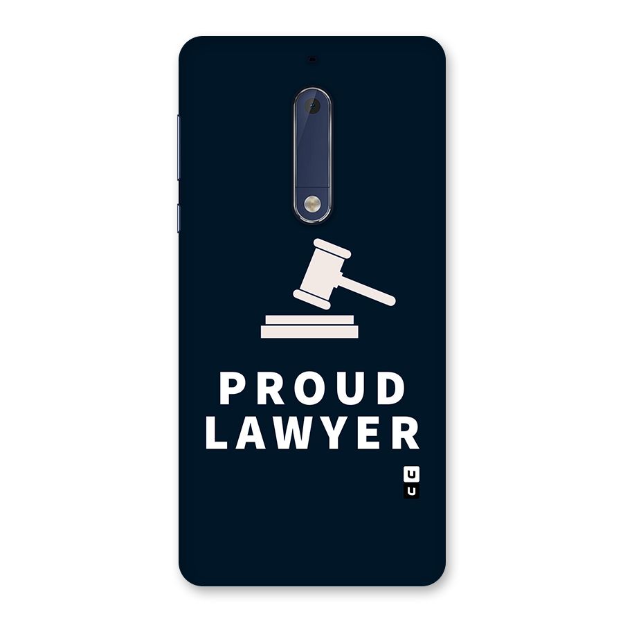 Proud Lawyer Back Case for Nokia 5