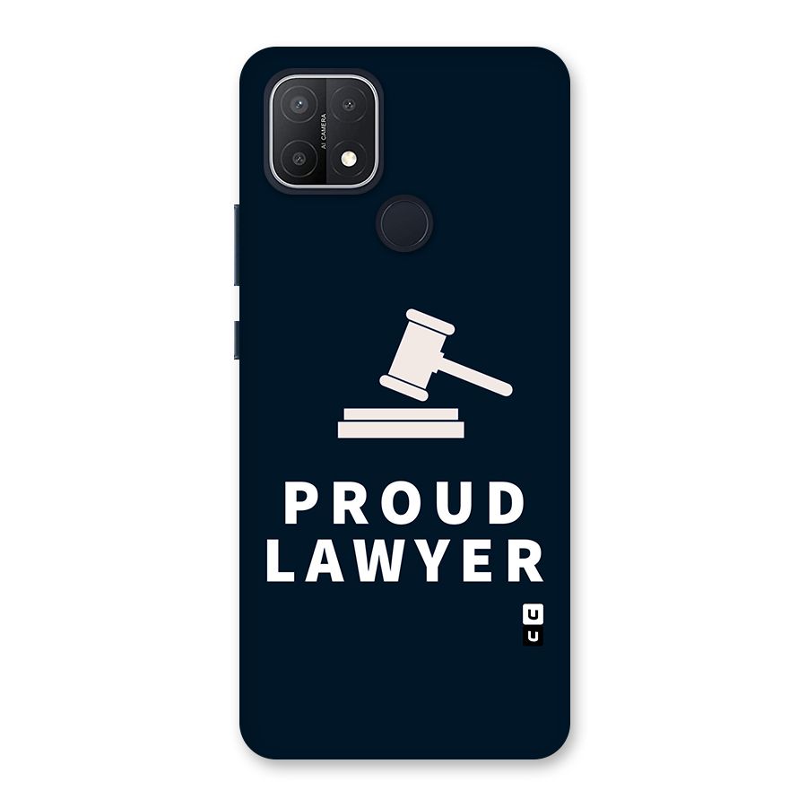 Proud Lawyer Back Case for Oppo A15