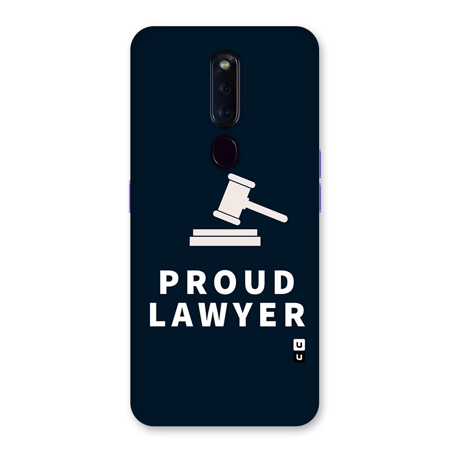 Proud Lawyer Back Case for Oppo F11 Pro