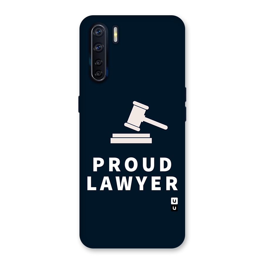 Proud Lawyer Back Case for Oppo F15