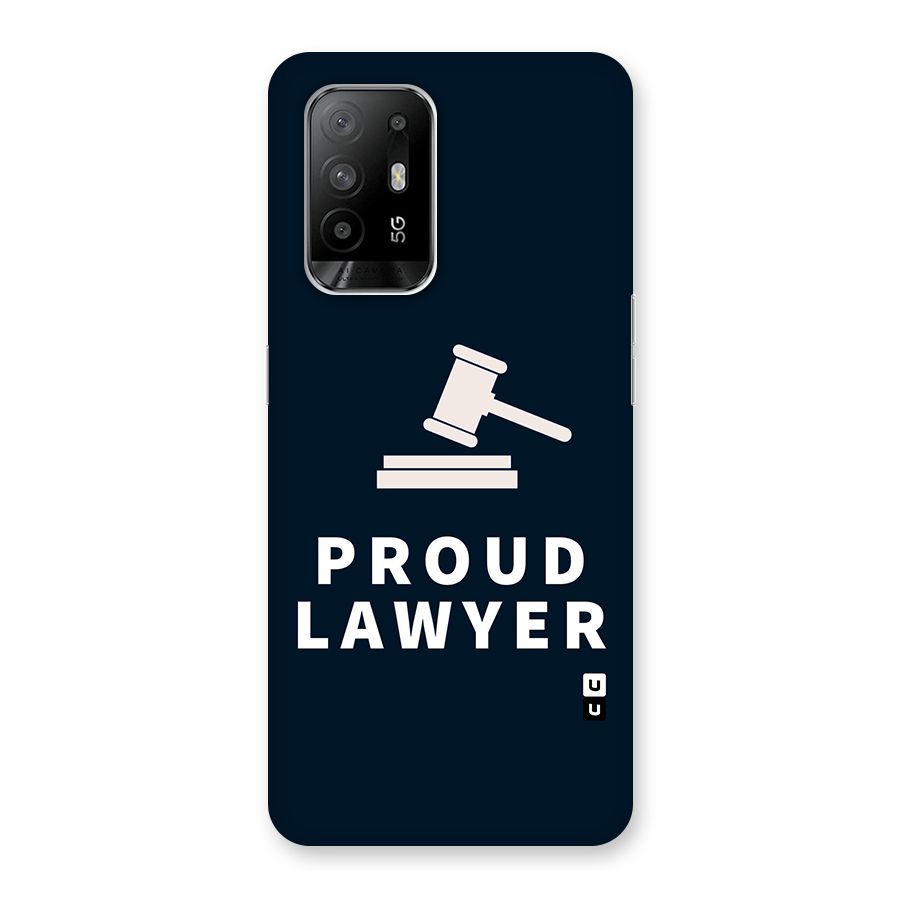 Proud Lawyer Glass Back Case for Oppo F19 Pro Plus 5G