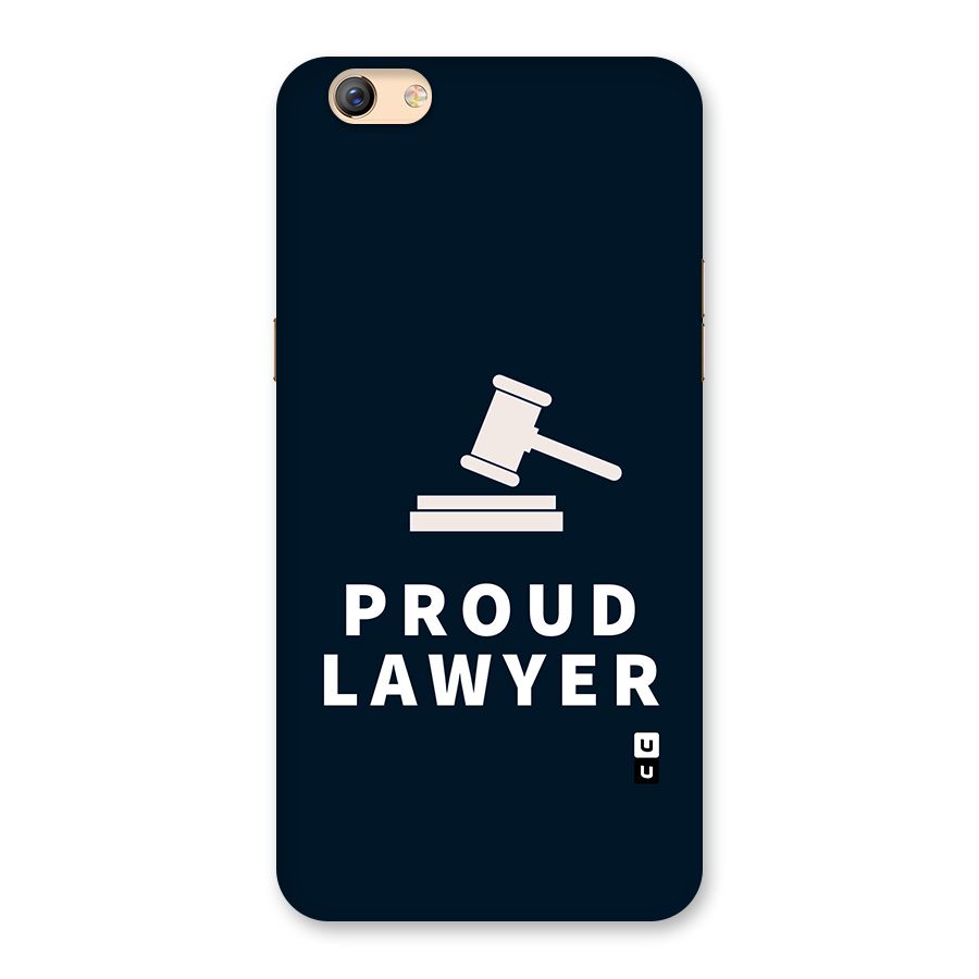 Proud Lawyer Back Case for Oppo F3 Plus