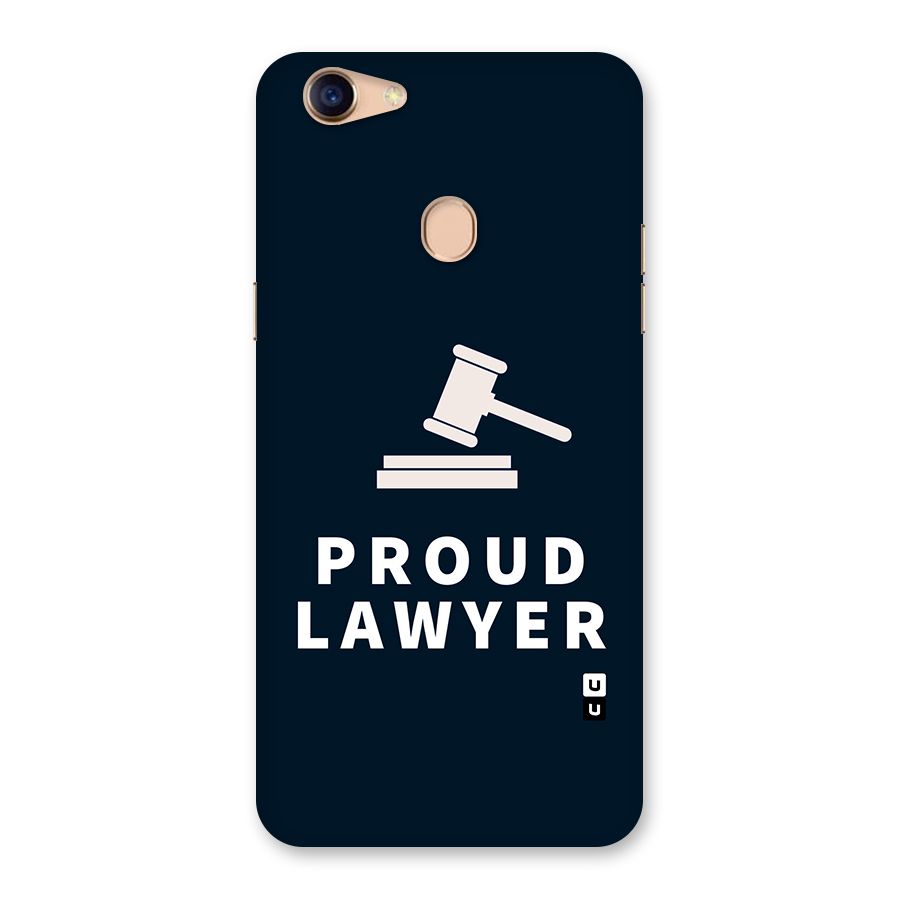 Proud Lawyer Back Case for Oppo F5