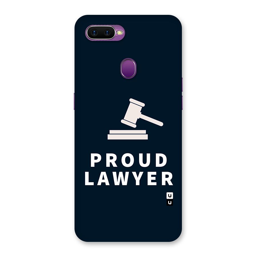 Proud Lawyer Back Case for Oppo F9