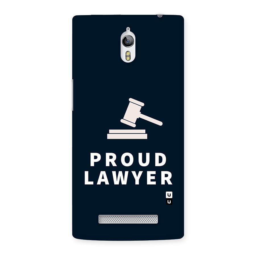 Proud Lawyer Back Case for Oppo Find 7