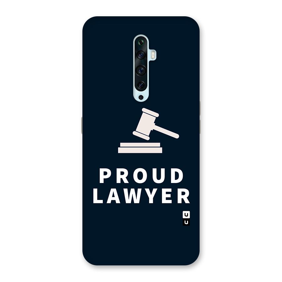Proud Lawyer Back Case for Oppo Reno2 F