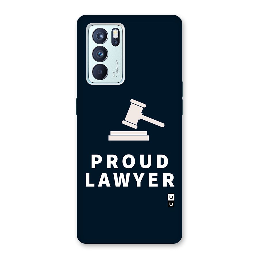 Proud Lawyer Glass Back Case for Oppo Reno6 Pro 5G