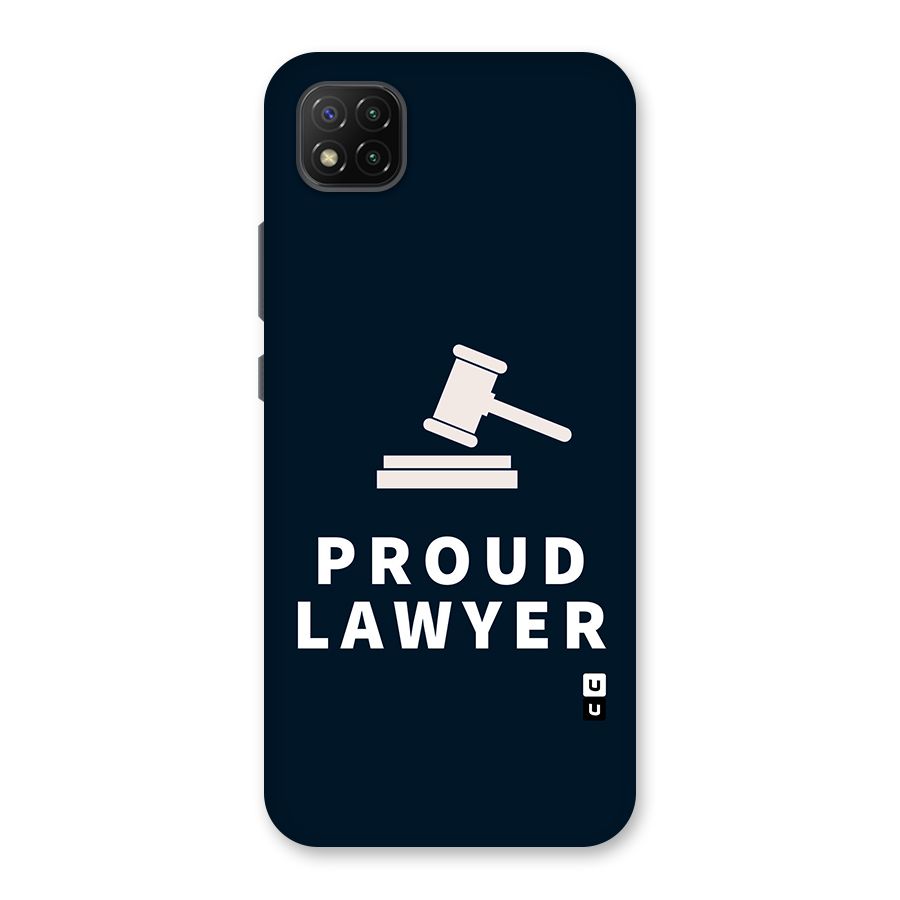 Proud Lawyer Back Case for Poco C3