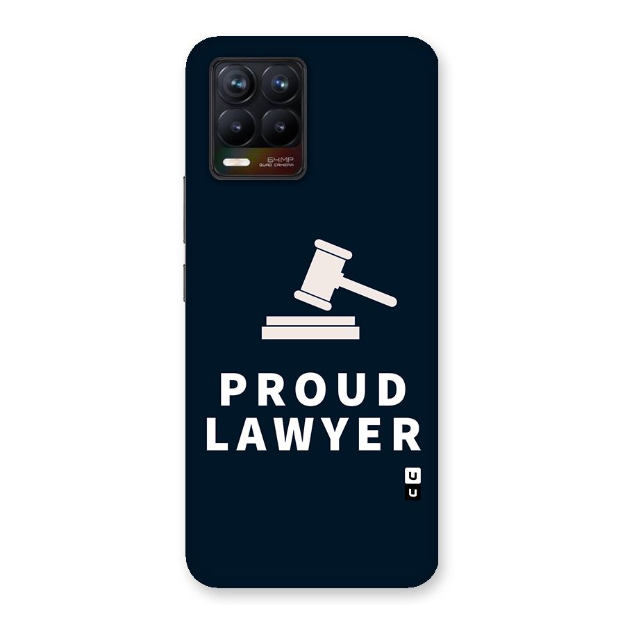 Proud Lawyer Glass Back Case for Realme 8