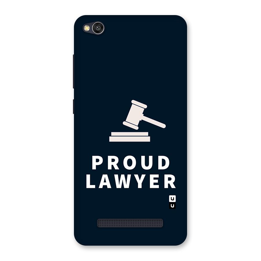 Proud Lawyer Back Case for Redmi 4A