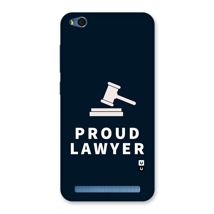 Proud Lawyer Back Case for Redmi 5A