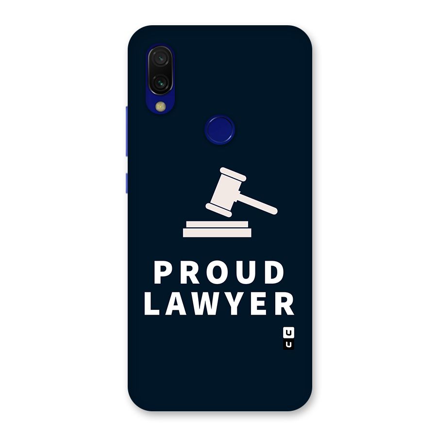 Proud Lawyer Back Case for Redmi 7