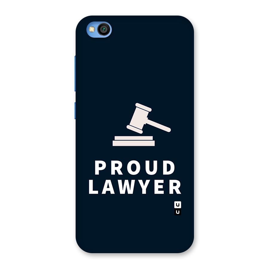Proud Lawyer Back Case for Redmi Go