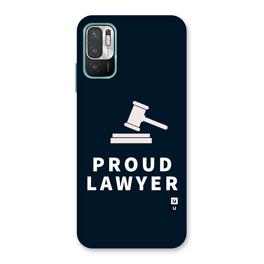 Proud Lawyer Back Case for Redmi Note 10T 5G