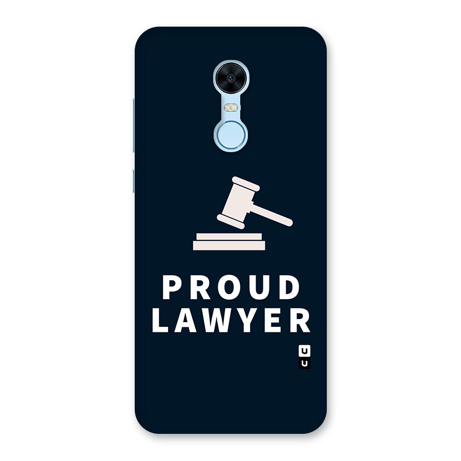 Proud Lawyer Back Case for Redmi Note 5