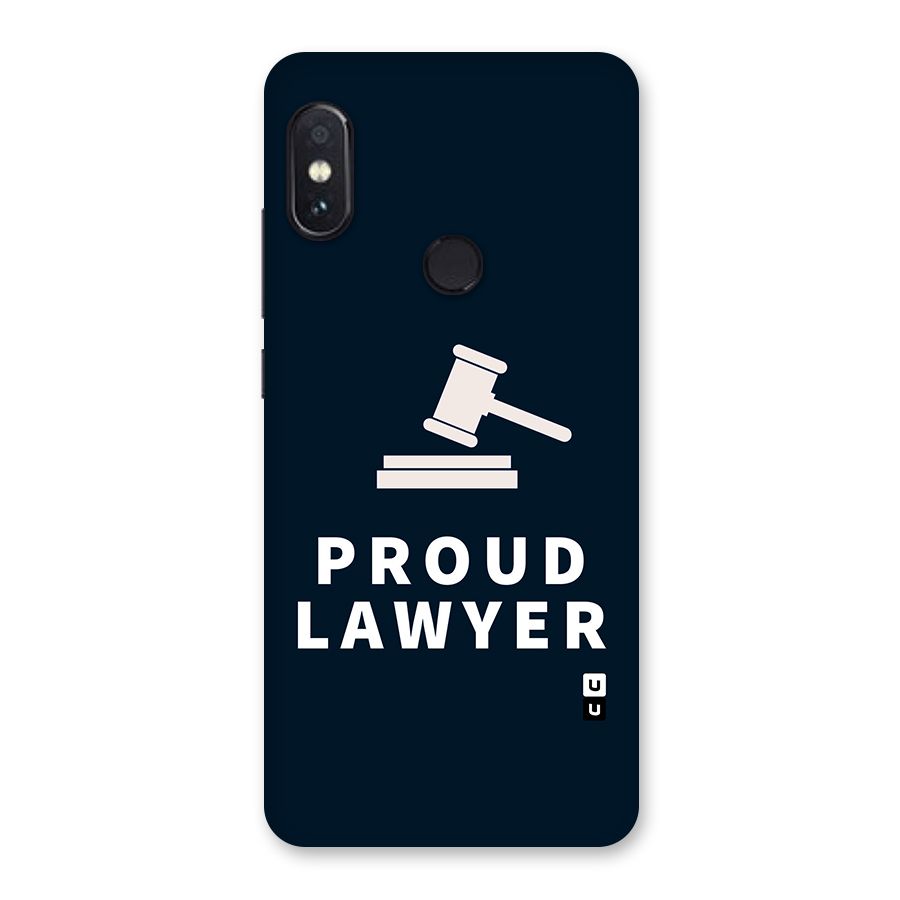 Proud Lawyer Glass Back Case for Redmi Note 5 Pro