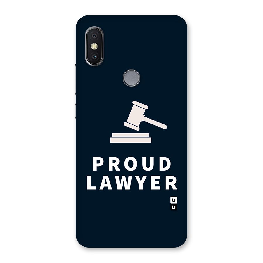 Proud Lawyer Back Case for Redmi Y2