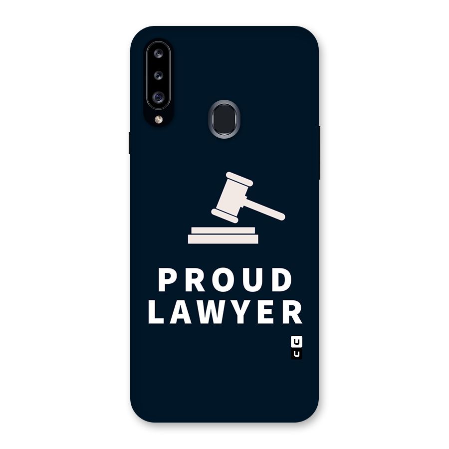 Proud Lawyer Back Case for Samsung Galaxy A20s