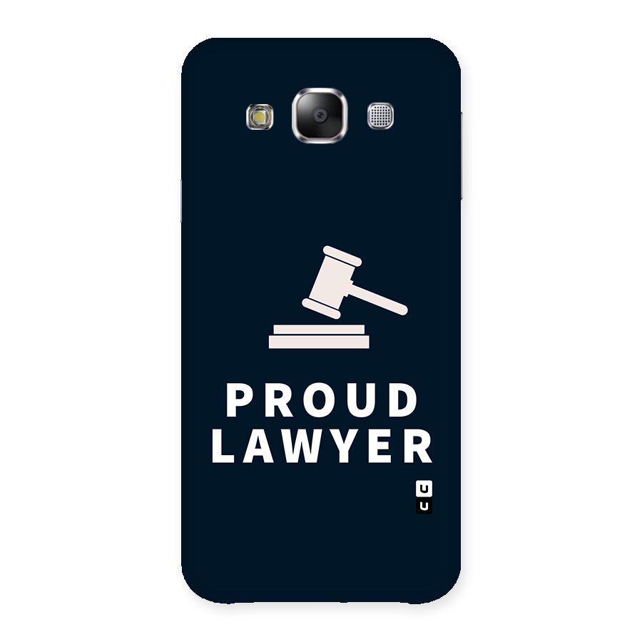 Proud Lawyer Back Case for Samsung Galaxy E5