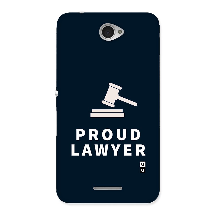 Proud Lawyer Back Case for Sony Xperia E4