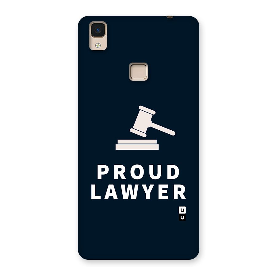 Proud Lawyer Back Case for V3 Max