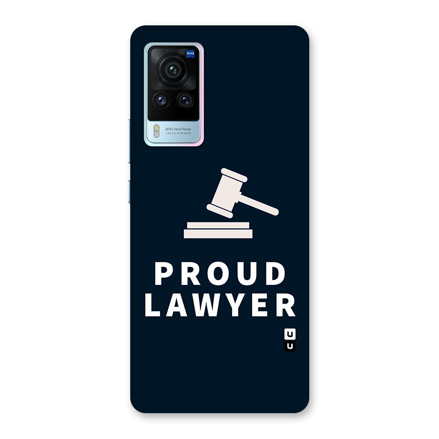 Proud Lawyer Glass Back Case for Vivo X60 Pro