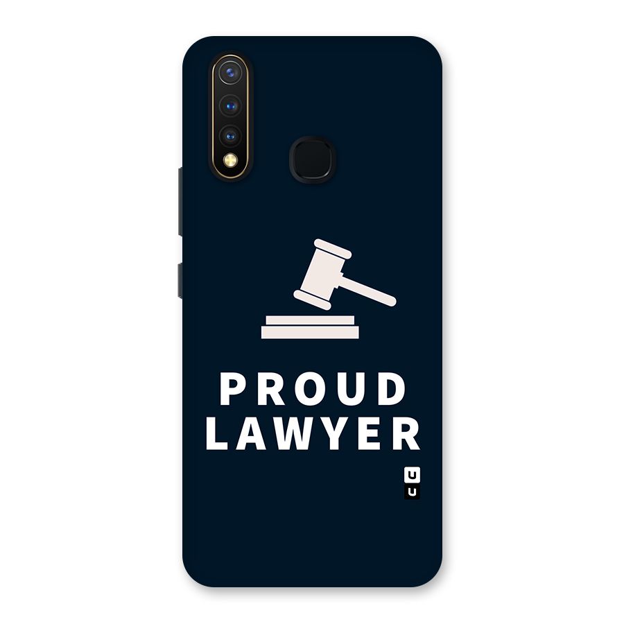 Proud Lawyer Back Case for Vivo Y19