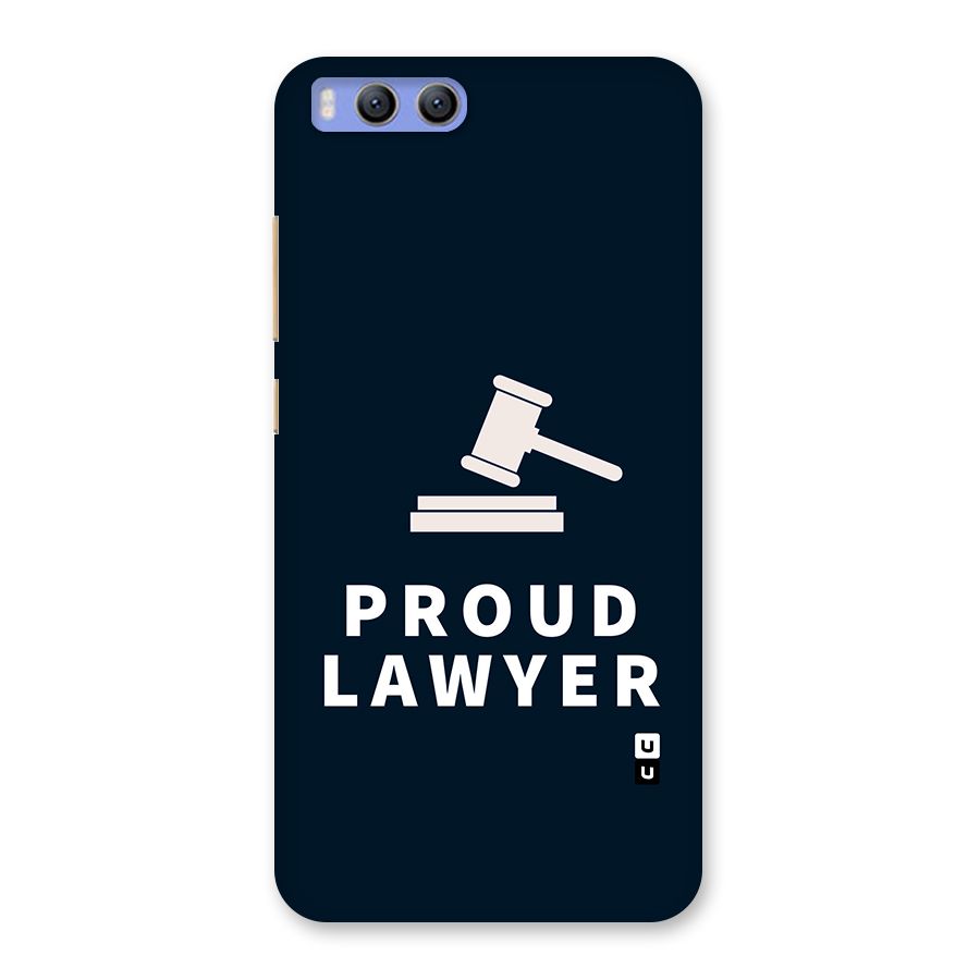 Proud Lawyer Back Case for Xiaomi Mi 6
