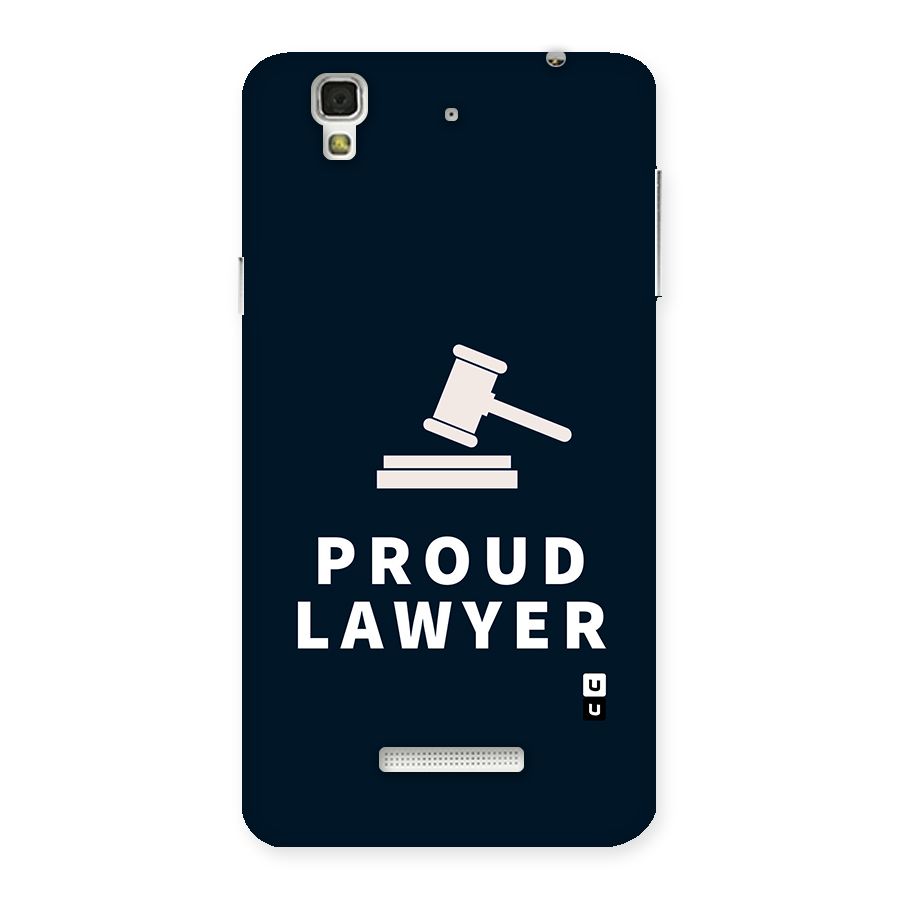 Proud Lawyer Back Case for Yu Yureka