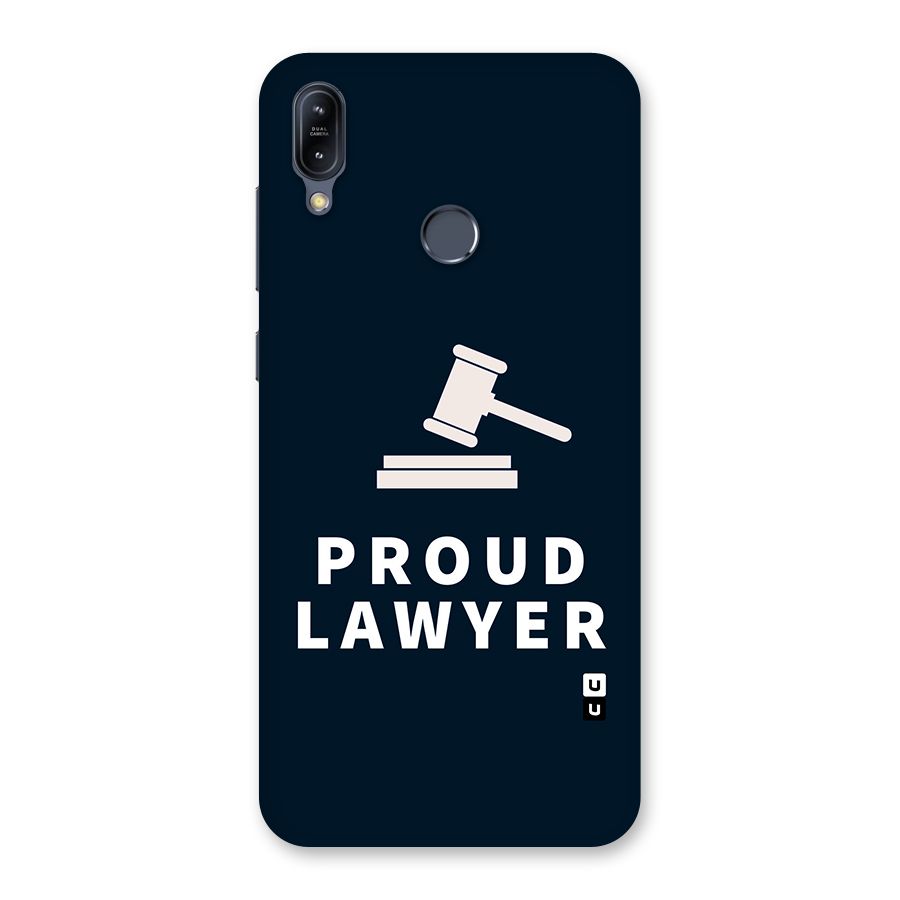 Proud Lawyer Back Case for Zenfone Max M2