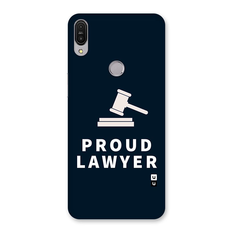 Proud Lawyer Back Case for Zenfone Max Pro M1