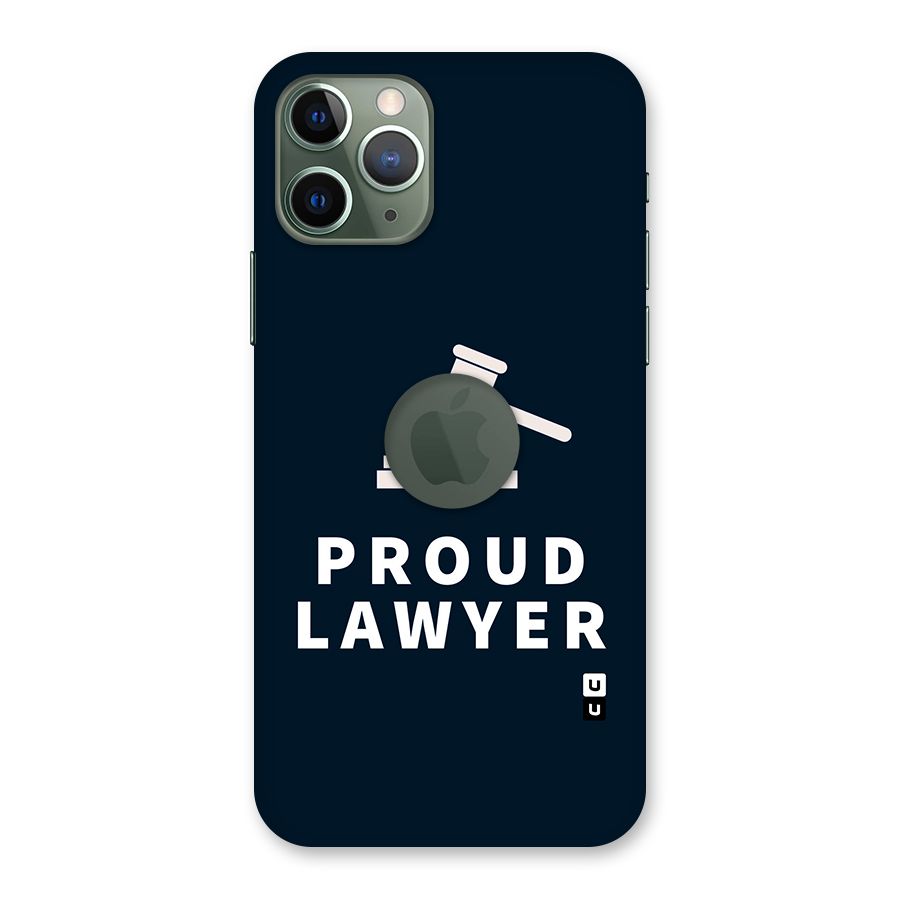 Proud Lawyer Back Case for iPhone 11 Pro Logo  Cut