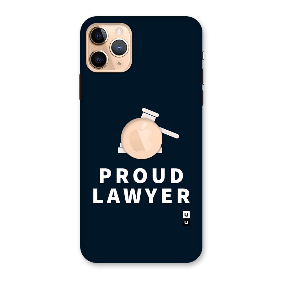 Proud Lawyer Back Case for iPhone 11 Pro Max Logo Cut
