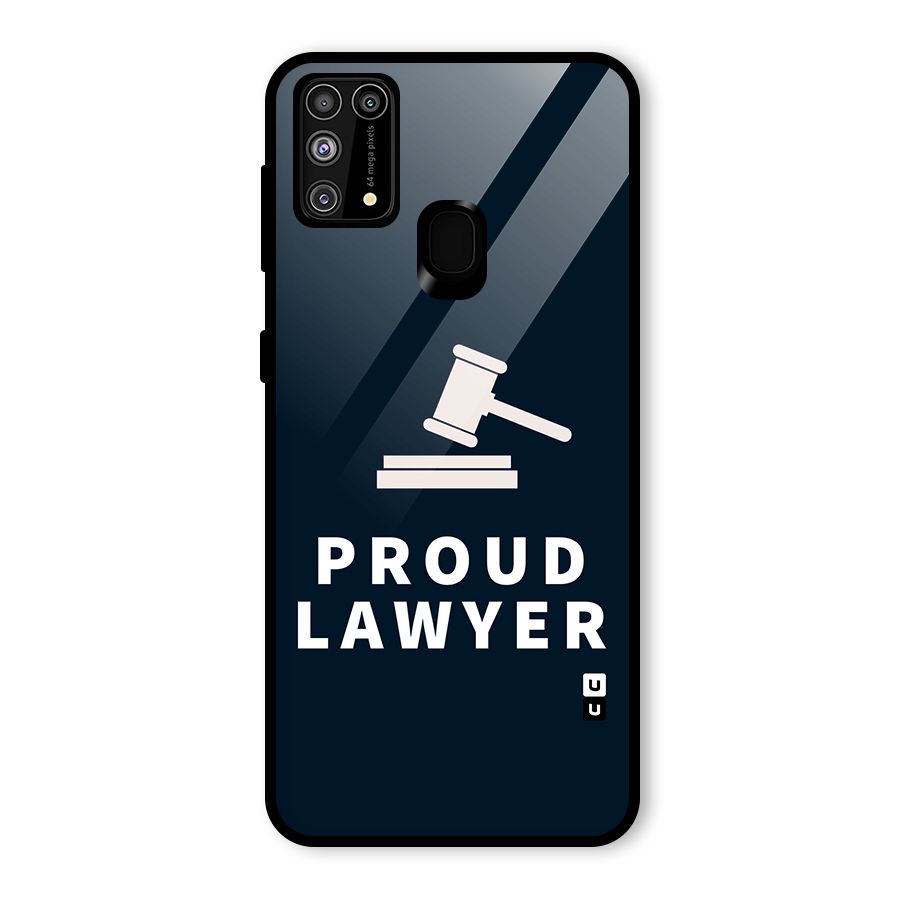 Proud Lawyer Glass Back Case for Galaxy F41