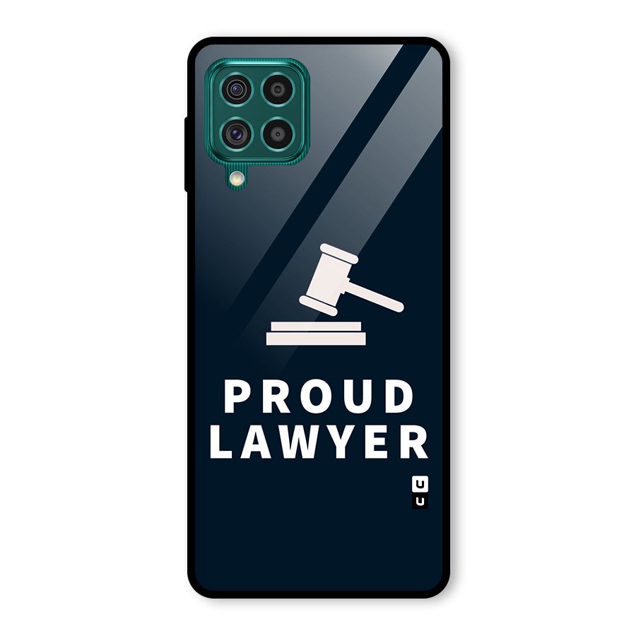 Proud Lawyer Glass Back Case for Galaxy F62