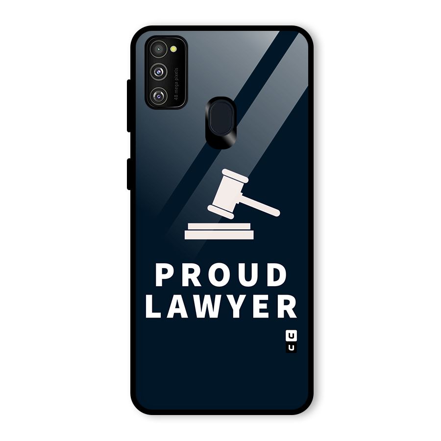 Proud Lawyer Glass Back Case for Galaxy M30s