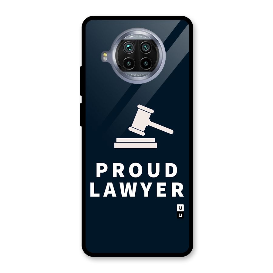 Proud Lawyer Glass Back Case for Mi 10i