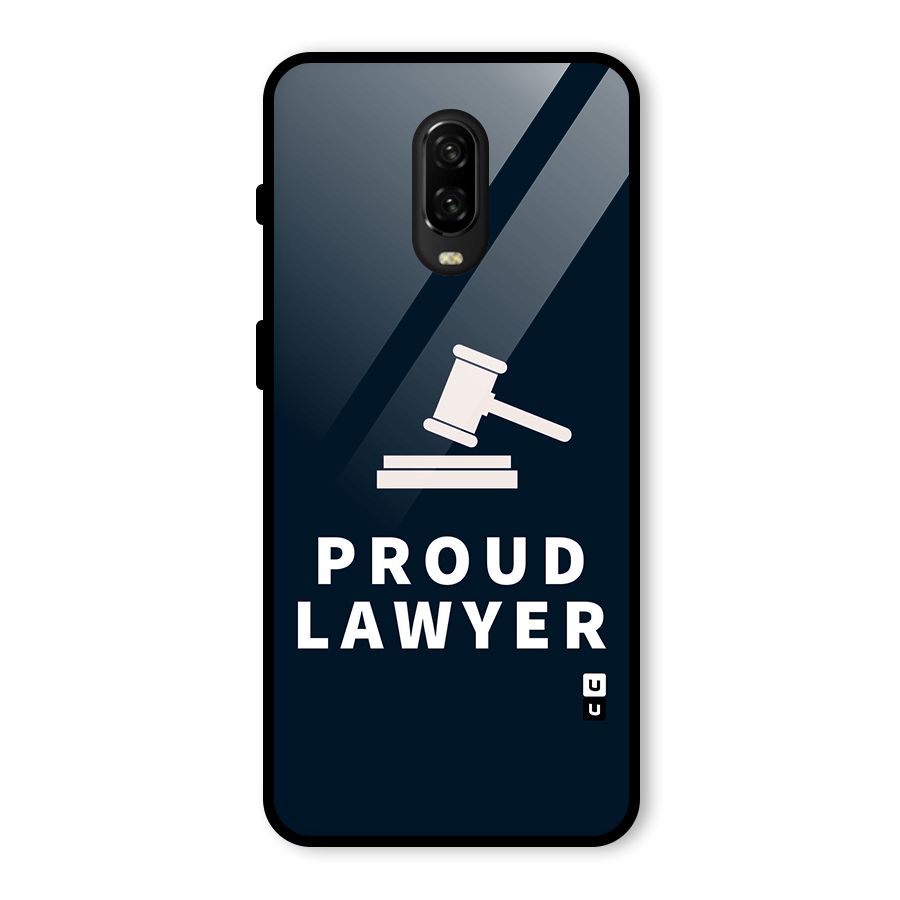 Proud Lawyer Glass Back Case for OnePlus 6T