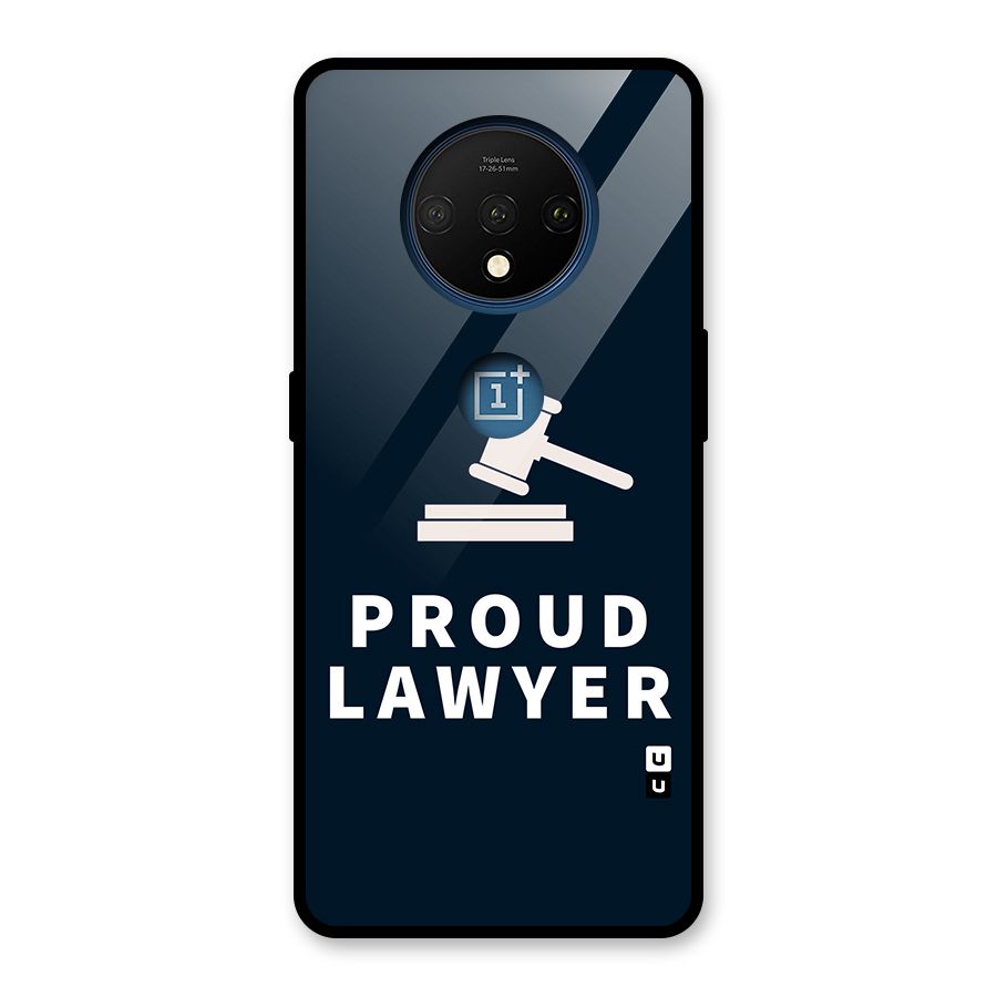 Proud Lawyer Glass Back Case for OnePlus 7T