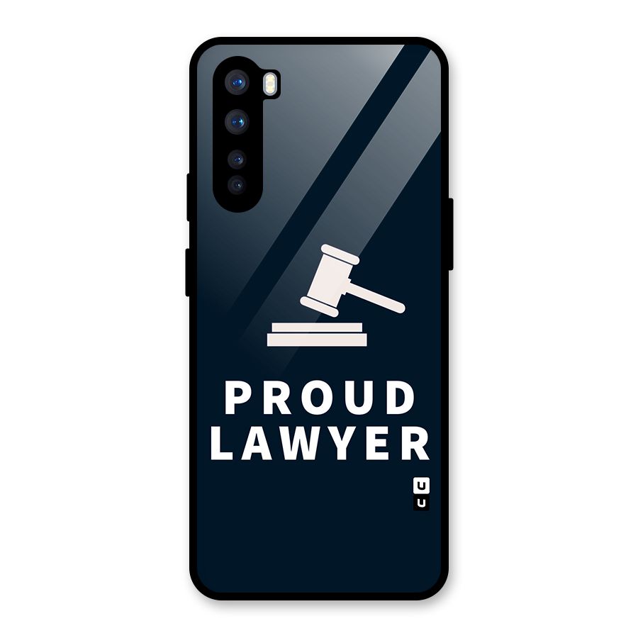 Proud Lawyer Glass Back Case for OnePlus Nord