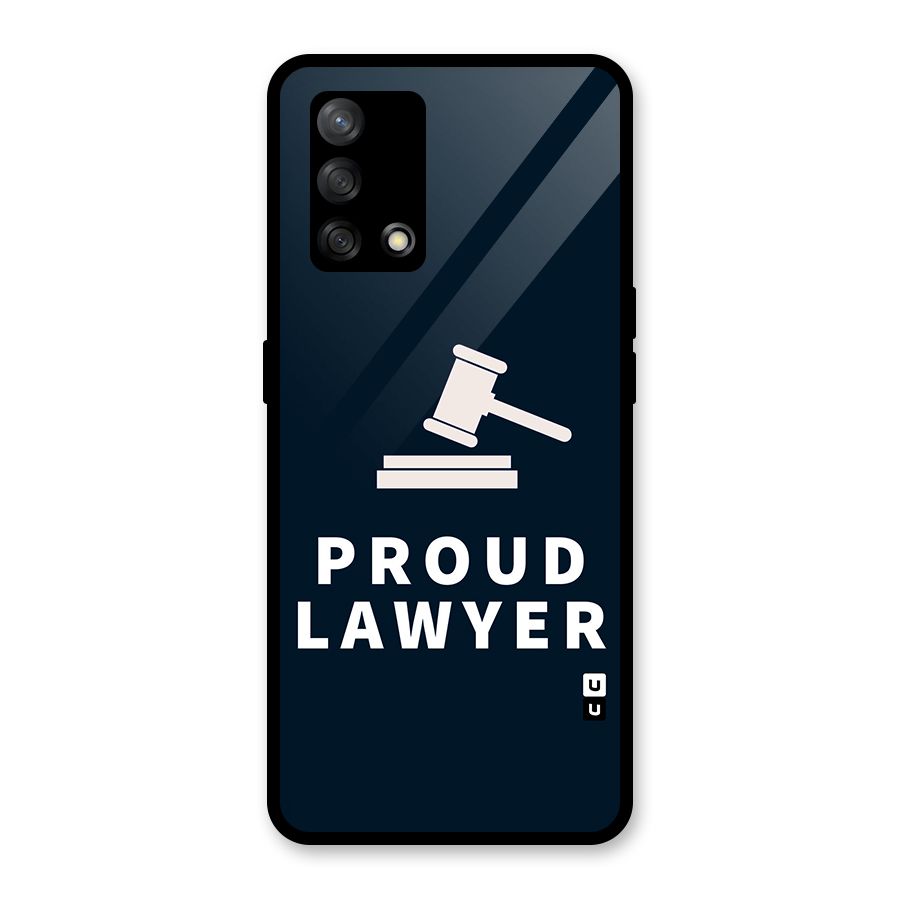 Proud Lawyer Glass Back Case for Oppo F19