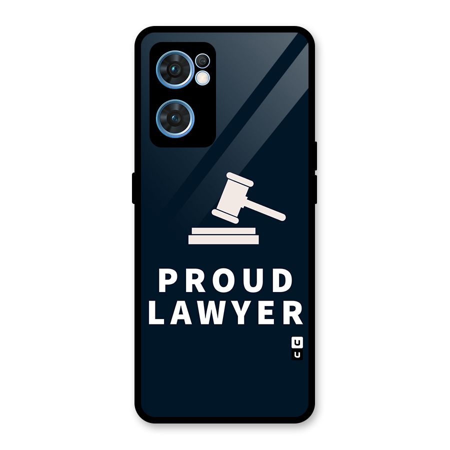 Proud Lawyer Glass Back Case for Oppo Reno7 5G