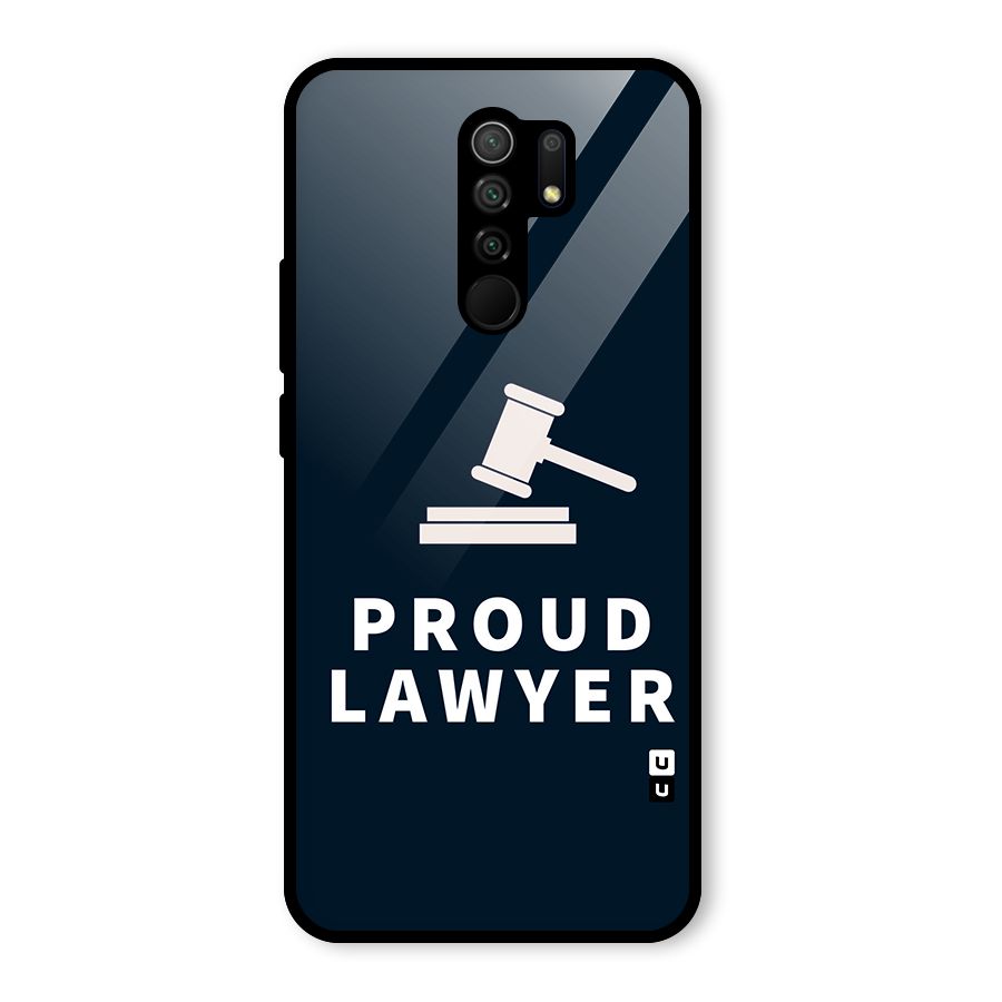 Proud Lawyer Glass Back Case for Poco M2