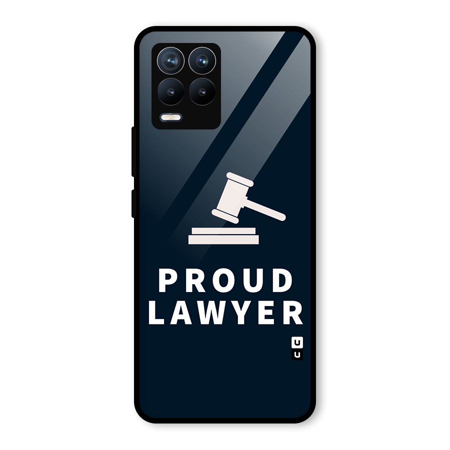 Proud Lawyer Glass Back Case for Realme 8