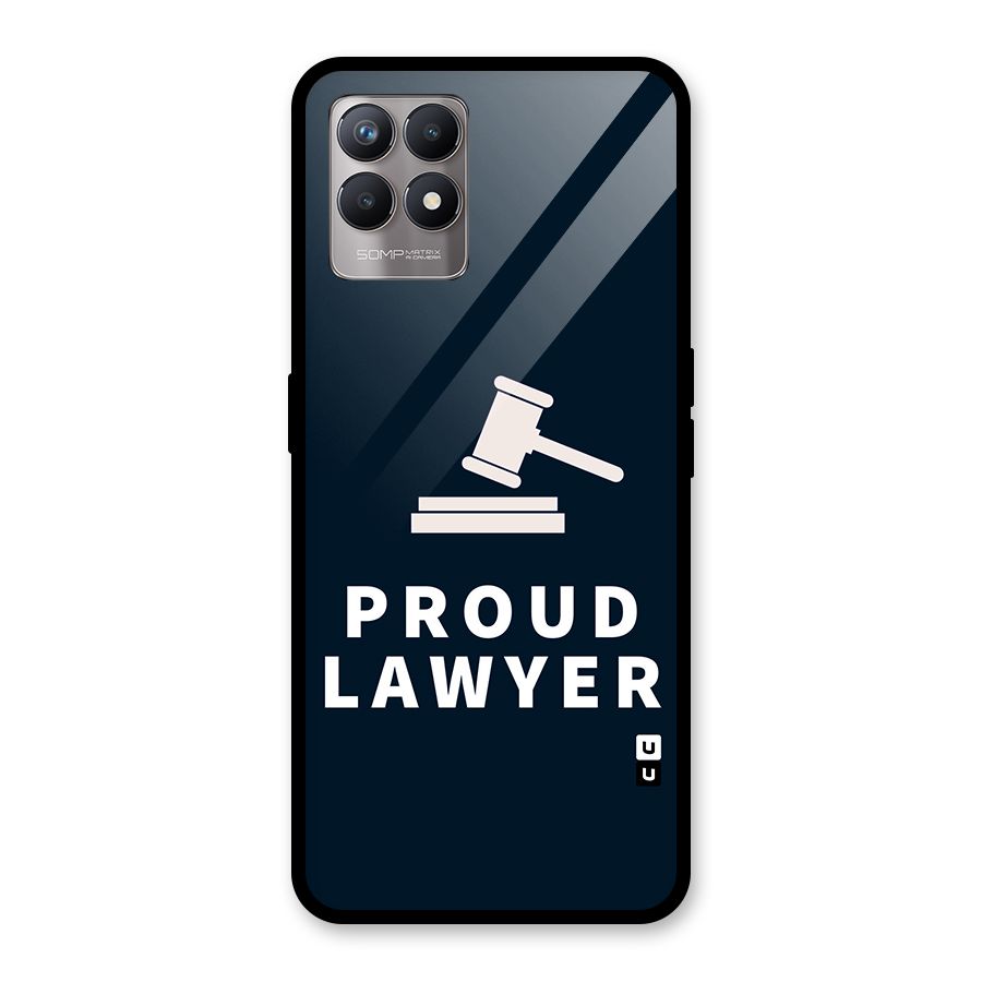 Proud Lawyer Glass Back Case for Realme Narzo 50