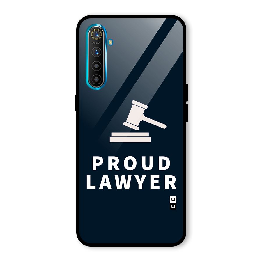 Proud Lawyer Glass Back Case for Realme X2