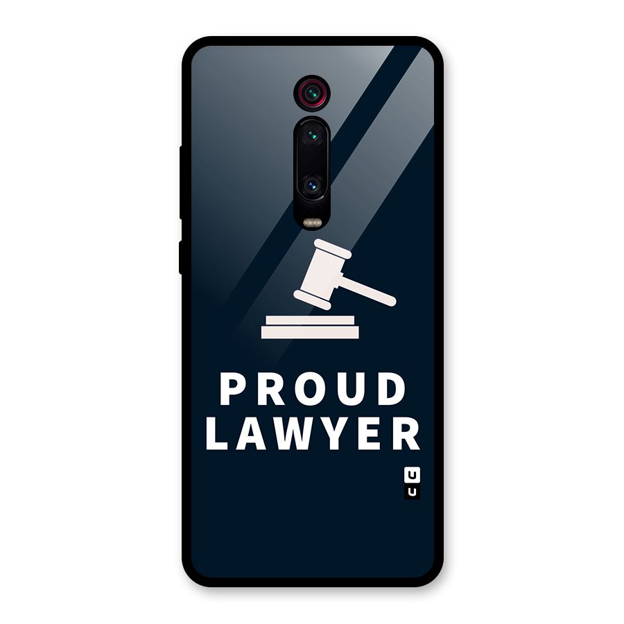 Proud Lawyer Glass Back Case for Redmi K20