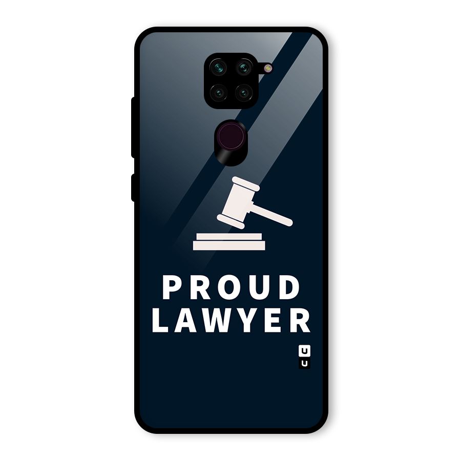 Proud Lawyer Glass Back Case for Redmi Note 9