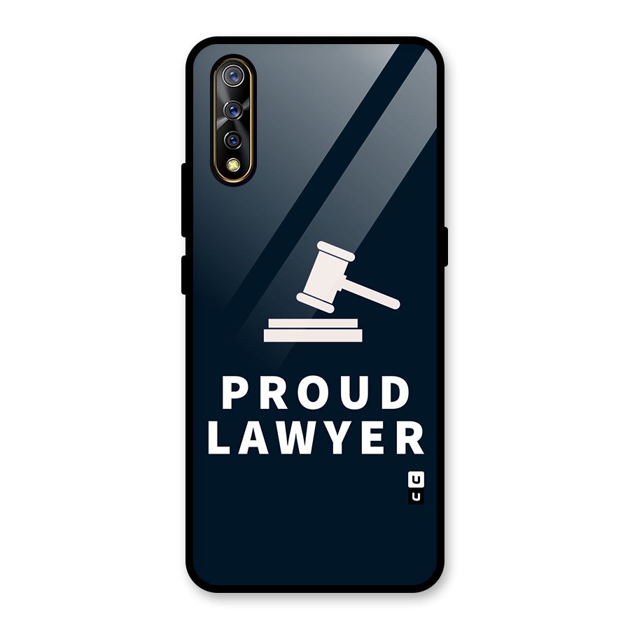 Proud Lawyer Glass Back Case for Vivo S1